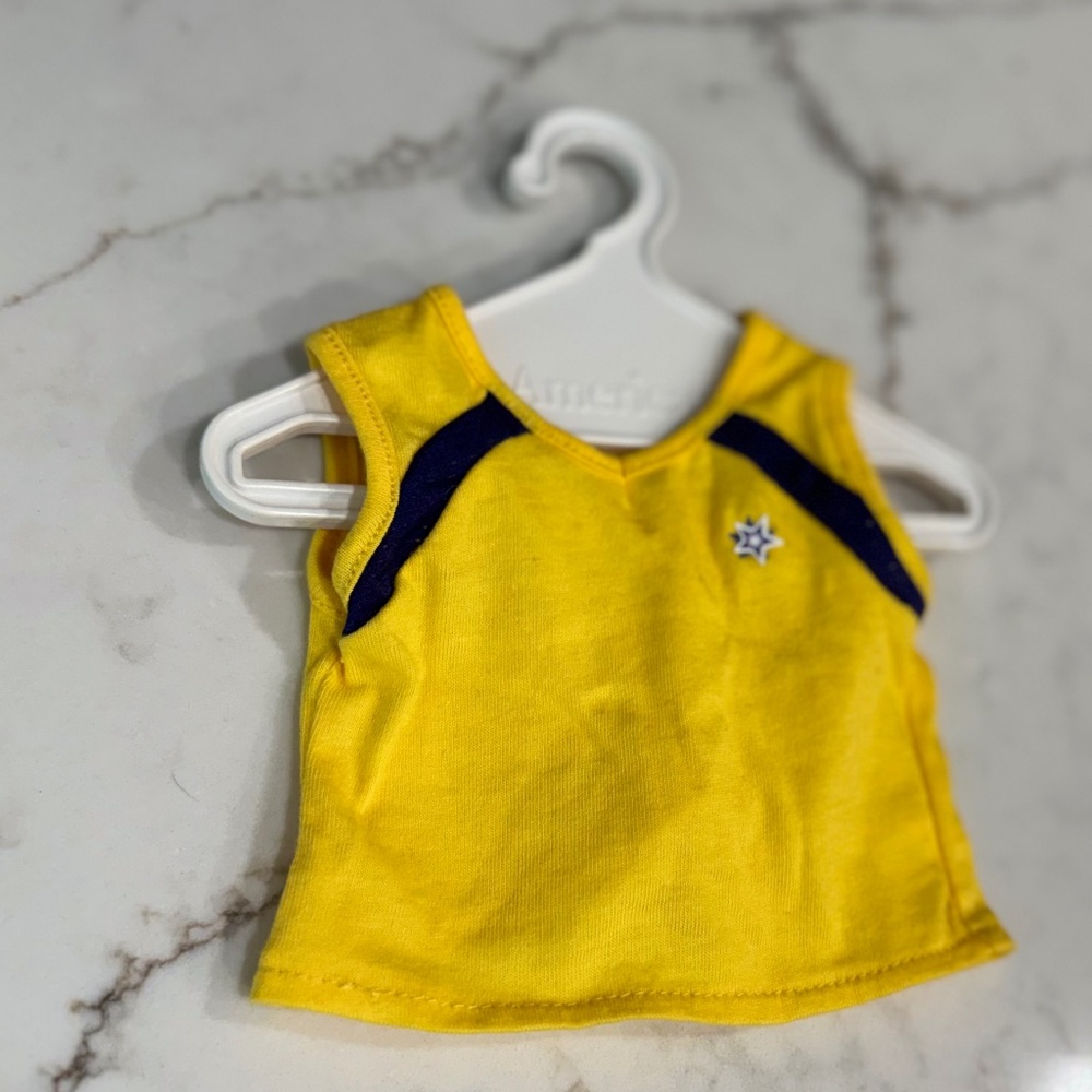 American Girl Doll Yellow Tank Top | 18” Doll Clothing